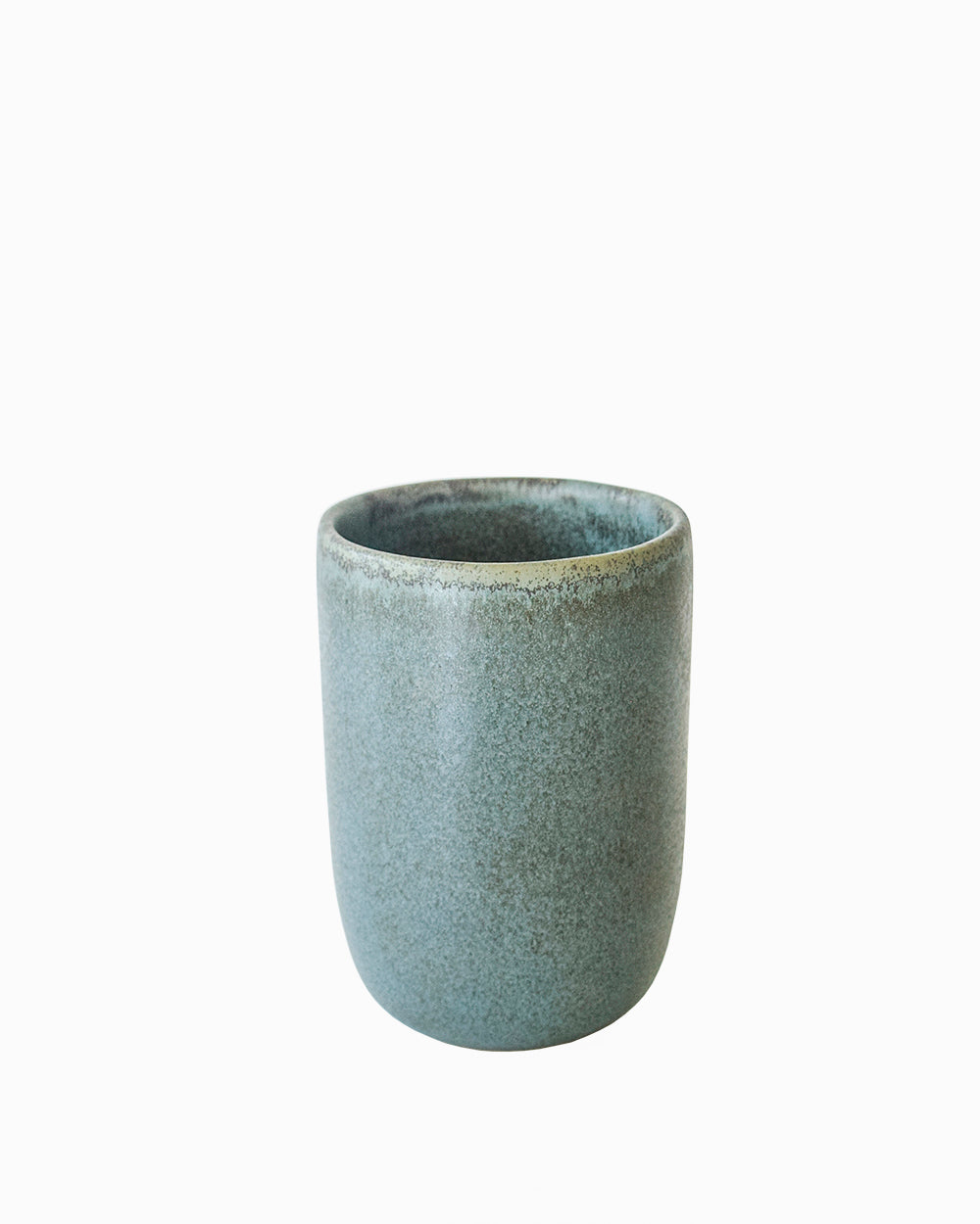 Aqua Ceramic Handmade Cups - Set of 4